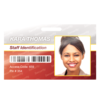Glossy Pouches - ID Tag punched with clip, 5 mil, 25 pk